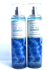 TWO Bath  Body Works Sea Salt Coast Fragrance Mist Perfume Body Spray NEW 8 oz