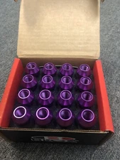Blox Racing Street Series Forged Lug Nuts 12x1.5 PURPLE - 16 Piece Set