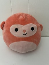Squishmallows 8 Kellytoy Elton the Monkey Pink Plush Stuffed Animal Toy - Gift