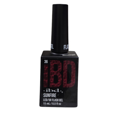 Ibd Soak off Flash Gel SUNFIRE 0.5 oz #37737