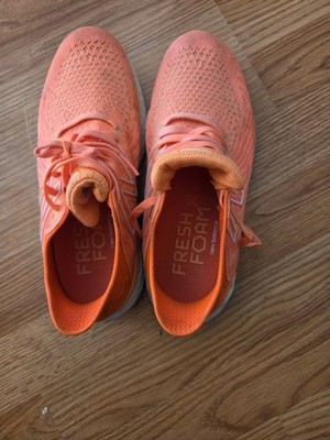 New Balance Womens FreshFoam Size 7 Orange Running Shoes