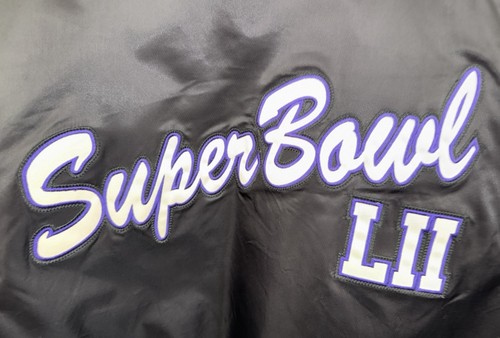 Starter GIII SUPERBOWL LII Vintage Garment Washed Jacket Sz XL NEW RARE - Picture 3 of 10