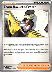 Team Rocket's Proton 208/217 Ascended Heroes