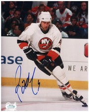 Roman Hamrlik Signed Autographed 8x10 NY Islanders Hockey Photo ACOA