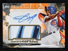 2023 Topps Inception Orange 1/10 Christopher Morel #IAP-CM Patch Auto 0wa0