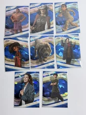 2025 Topps Disney Chrome Sapphire Blue Ice Lot Of 8  … Peter Pan, Simba, ….