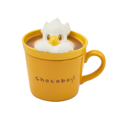 SQUARE ENIX Final Fantasy Latte Art Figure Mug - Chocobo- Japan NEW