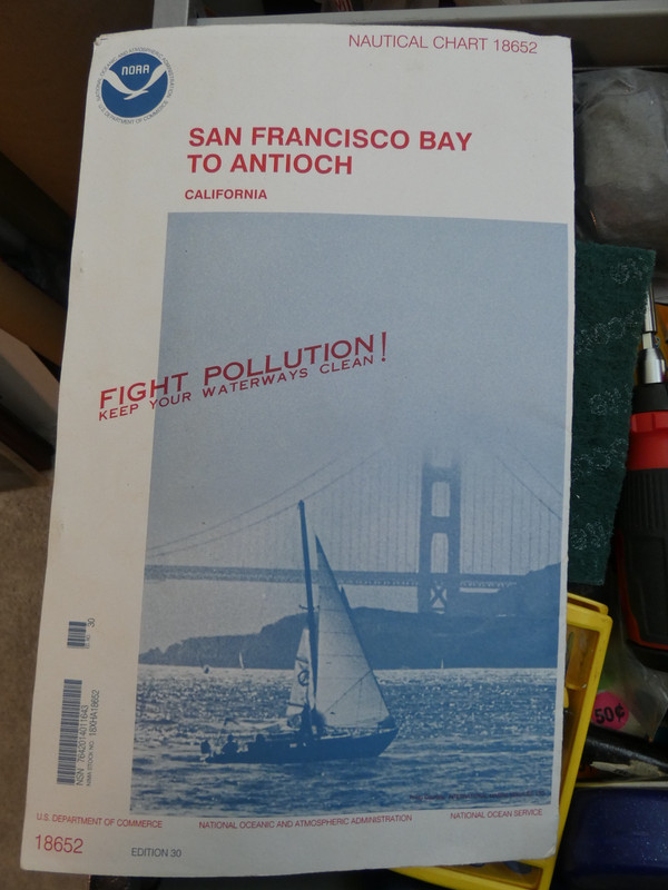NAUTICAL CHART BOOK SAN FRANCISCO BAY  TO ANTIOCH CALIFORNIA 18652