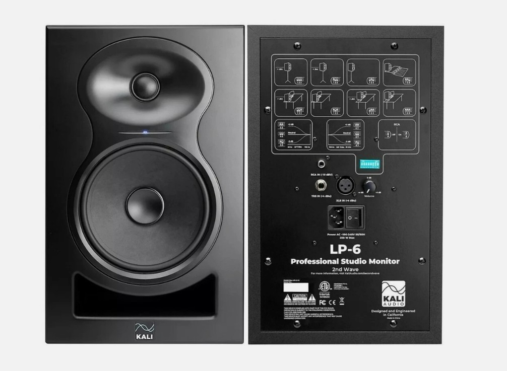 KALI AUDIO LP-6 V2 320w Total Active Reference Monitor Pair (READ)