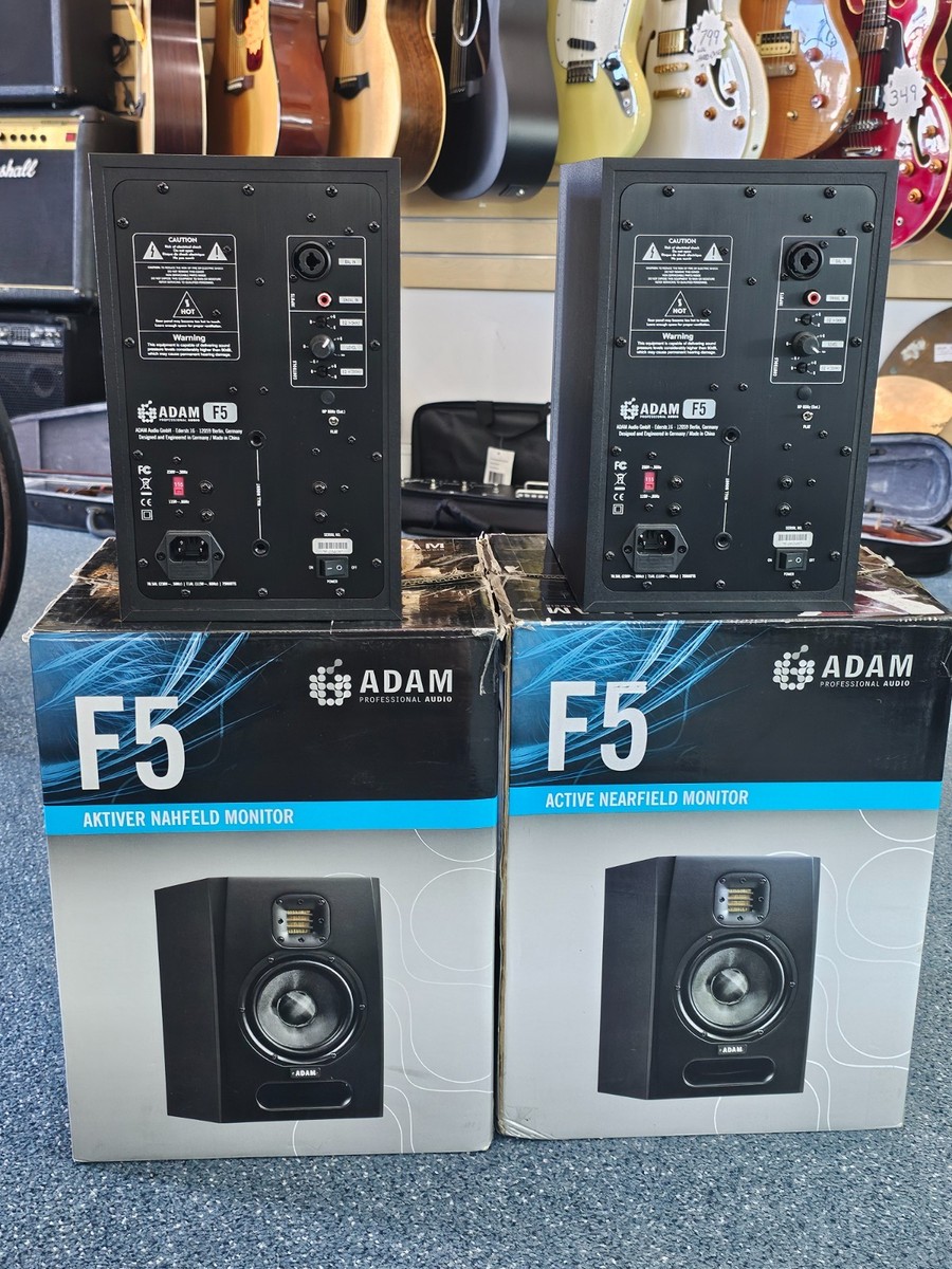 Adam Audio - F5 Active Studio Monitor Pair Nearfield (Black) Pre