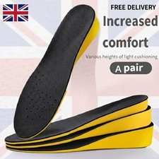 Height Increase Insoles Heel Lift Pads Invisible Shoes Inserts Men Women