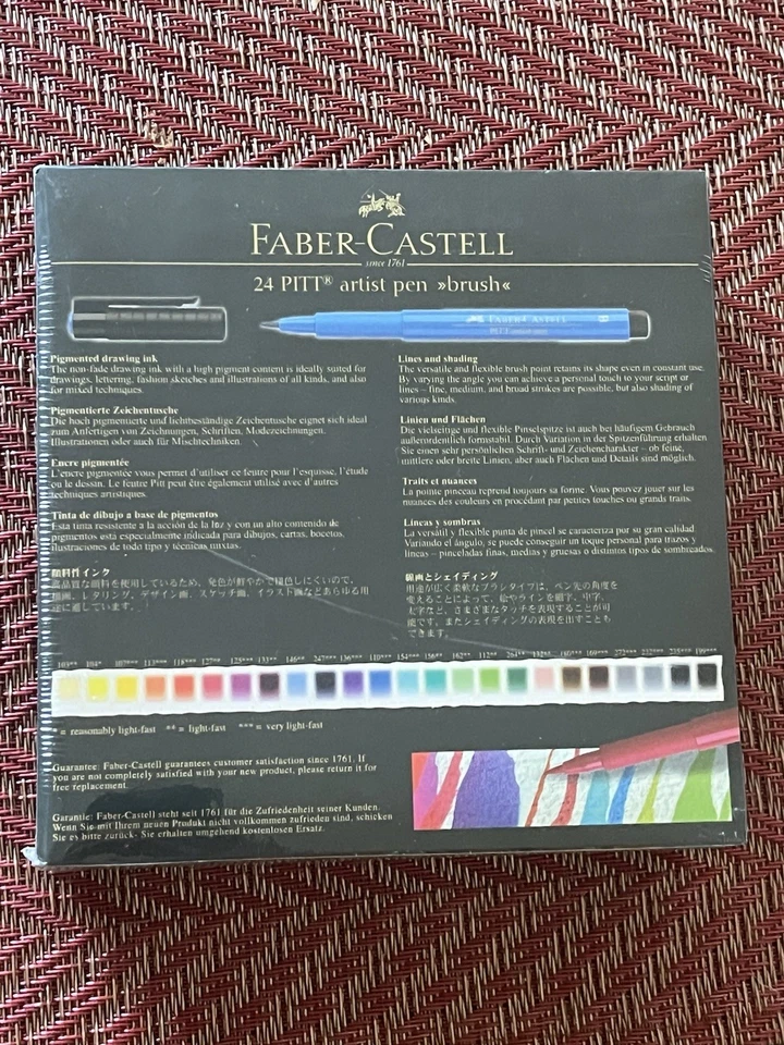 Vintage Authentic Faber castell pitt artist pen Unopened - Image 2 of 2