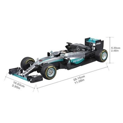 Bburago 1:18 Formula Die-cast Car, Mercedes F1 W07 Hybrid 2016