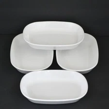 Corning Ware White Sidekick Dishes Single Serve 11 Oz P-140-B Set of 4