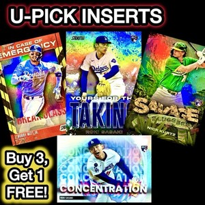 You Pick 2025 Topps Stadium Club INSERTS! (Glass/Taking/Savage/Concentration) 🔥