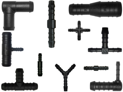Schlauchverbinder RGV Kunststoff PA GF30  schwarz 3-32mm alle Größen