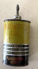 Vintage Lead Top Remington Oil Dupont 3 OZ Advertising Tin Can