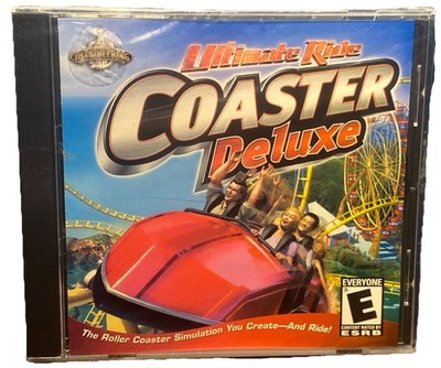 Ultimate Ride Coaster Deluxe - Disney Imagineering PC CD Rom Roller Coaster Sim