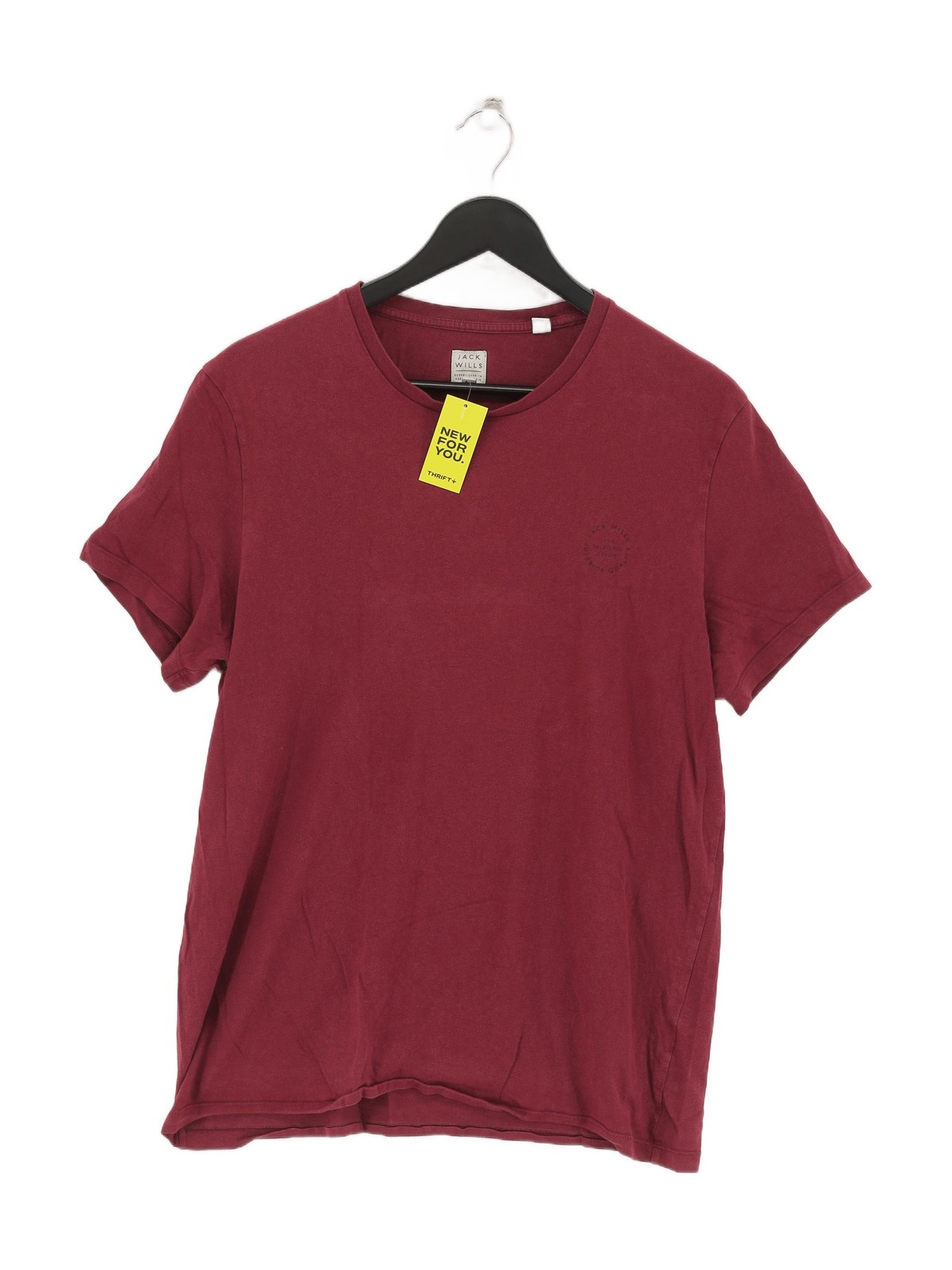 ALTRA T shirt uomo Jack Wills M marrone 100% altro basic