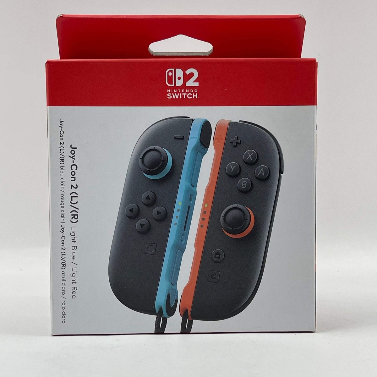 Nintendo Switch 2 Joy Con (L/R) Light Blue/Red - Joy cons Joycons