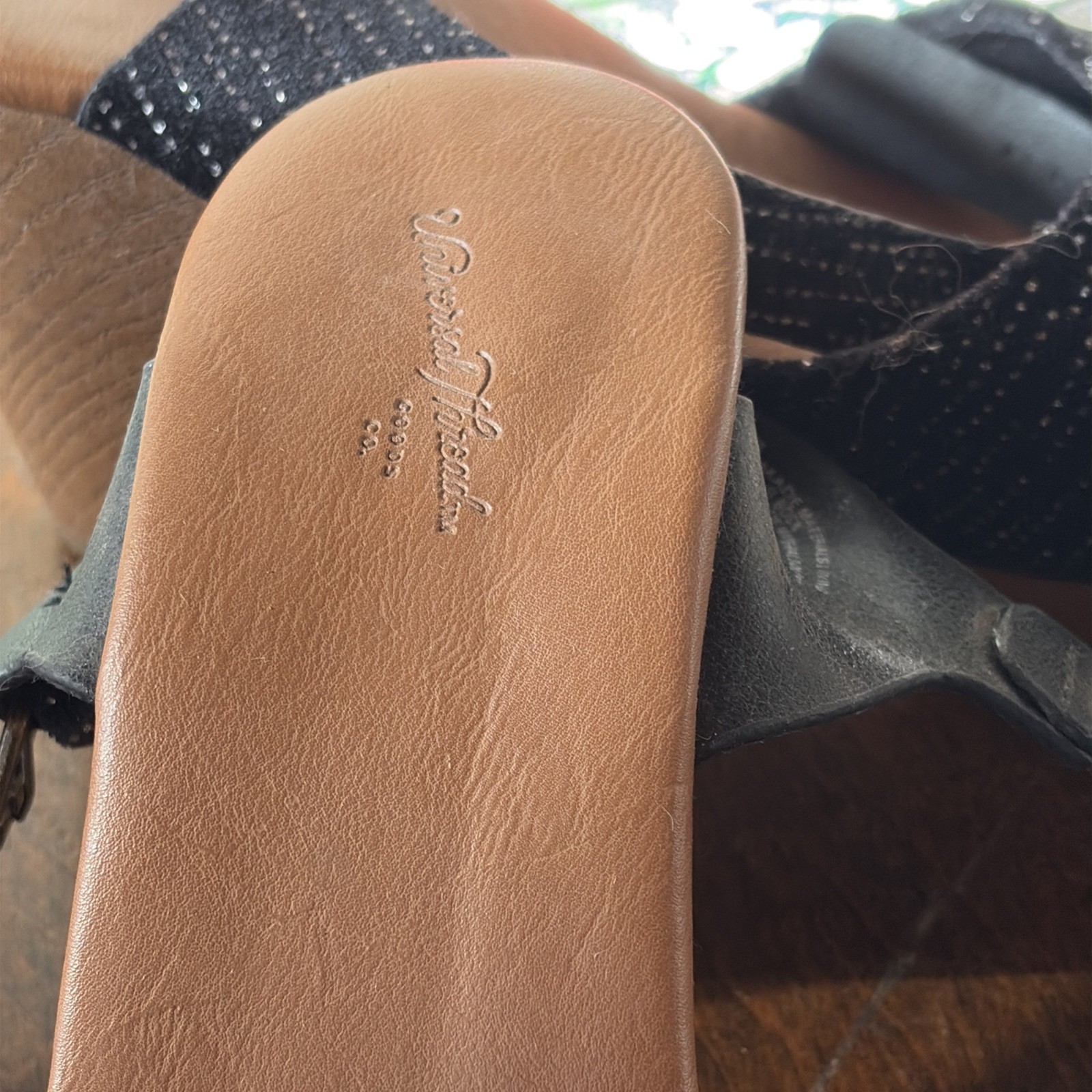 Universal Threads Clogs Black Sparkle Women’s Sz 7 - image 5