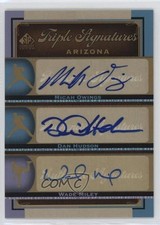 2012 SP Signature Edition Triple Signatures Micah Owings Daniel Hudson Auto rx2