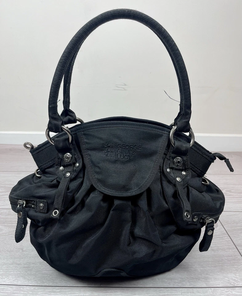 George Gina & Lucy Bar B. Y2K Black Avante Garde Hand Bag Womens One Size - Image 2 of 4