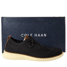 Cole Haan Men's Casual Oxford Shoes Sneakers Sz 8M Black 2 Zerogrand Stitchlite