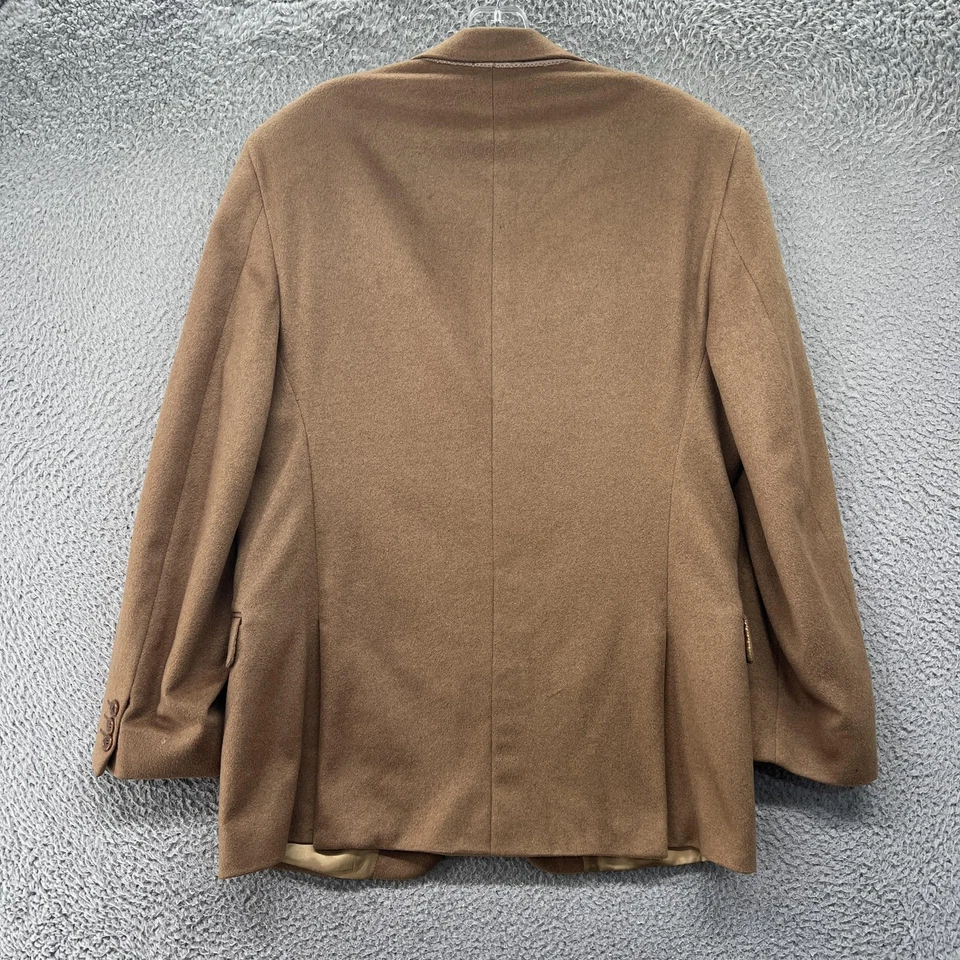 Loro Piana Blazer Mens 40R Beige 100% Cashmere Sport Coat Jacket Italy - Image 2 of 4