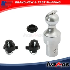 60638 Puck System 2-5/16" Gooseneck Ball & Safety Chain Anchor Kit For Ram Truck