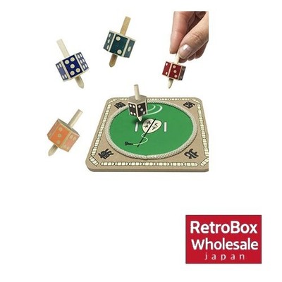Nostalgisches Spielzeug Set Würfel Sumo Ring Holzplatte Pädagogisches Volk Ha...