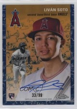 2023 Topps Chrome Platinum Anniversary 33/99 Livan Soto Liván #CPA-LSO Auto 1cn6
