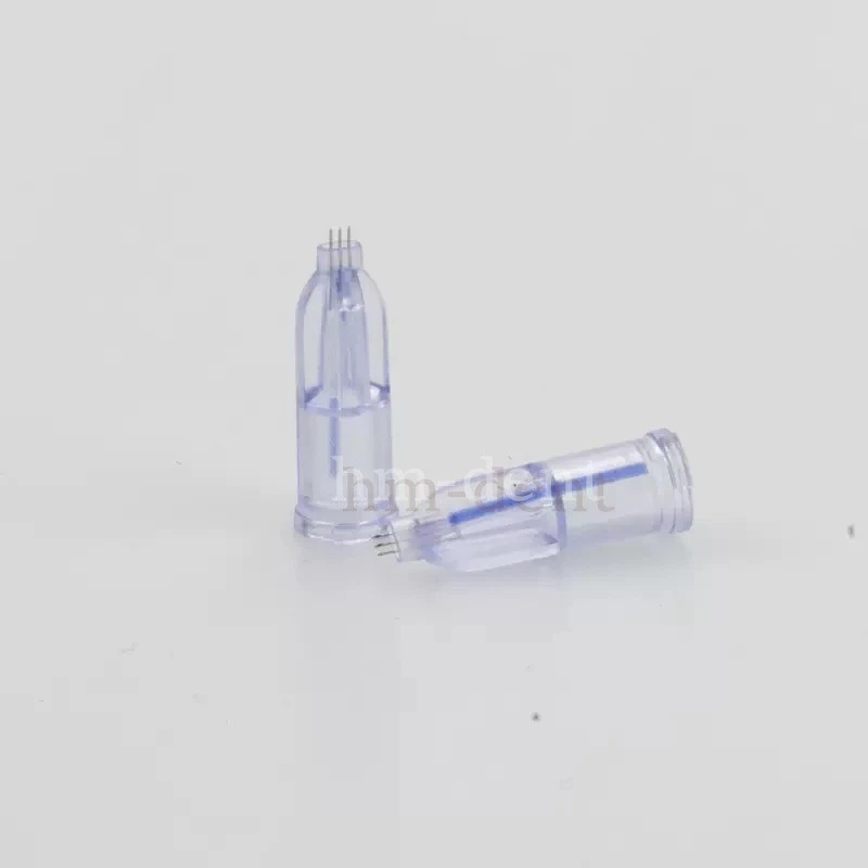 5/100 Piezas Cristal Nanosoft Microneedle 3 Pin Agujas Anti Envejecimiento Ojos Líneas de Cuello Foto 4 de 4