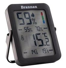 Brannan Max Min Thermometer Room Indoor Humidity Meter Hygrometer - Accurate ...