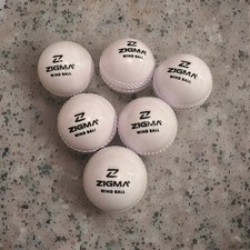 Zigma White Windball for Cricket Training Balls (6 pack)