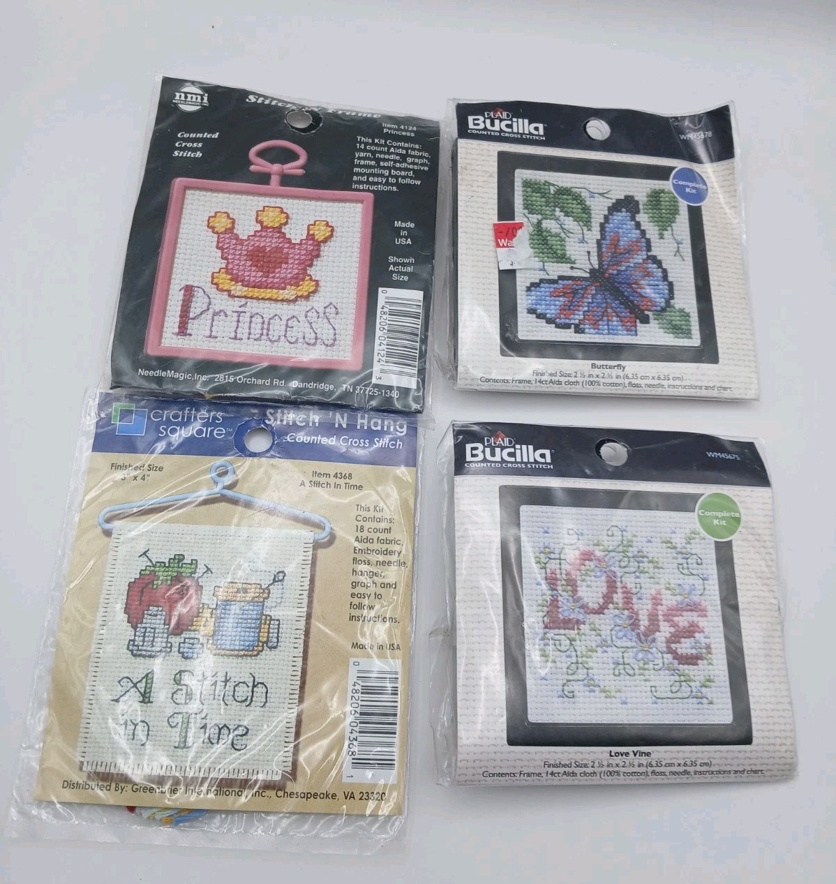 N Frame Mini Cross Stitch Kits 4124 Princess
