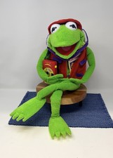 2002 Macy's Exclusive Kermit The Frog-Tographer 26  Plush w/ Camera NWT