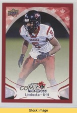 2017 Upper Deck USA Football Red Border Nick Cross #124 READ 02mb