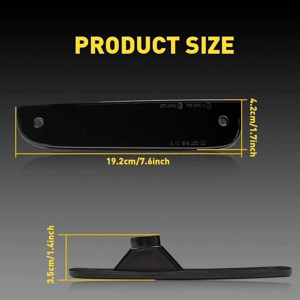 Luces de señalización LED ámbar ahumado para Jeep Cherokee 97-01 esquina delantera Foto 3 de 4