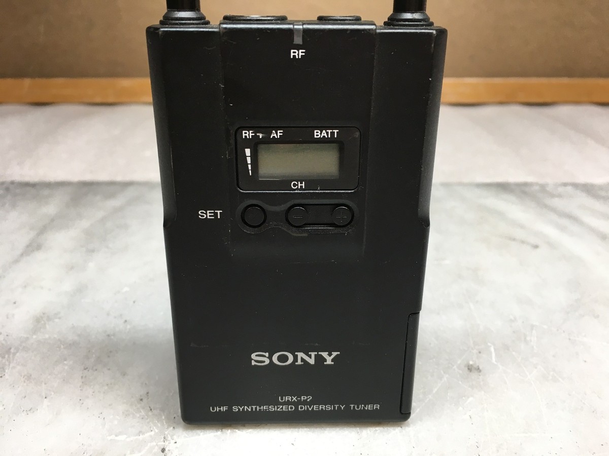 【中古】 SONY UTX-B2 URX-P2 ワイヤレスマイク 送受信機 中古】 SONY UTX-B2 URX-P2 ワイヤレスマイク 送受信機 - メルカリ