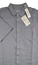 Tommy Bahama Supima Cotton Blend Emfielder Shirt Men's Size XLT Iced Slate NWT