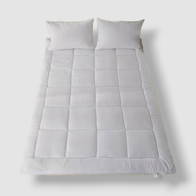 Cheer Collection White Ultra Plush Down Alternative Mattress Topper, Twin