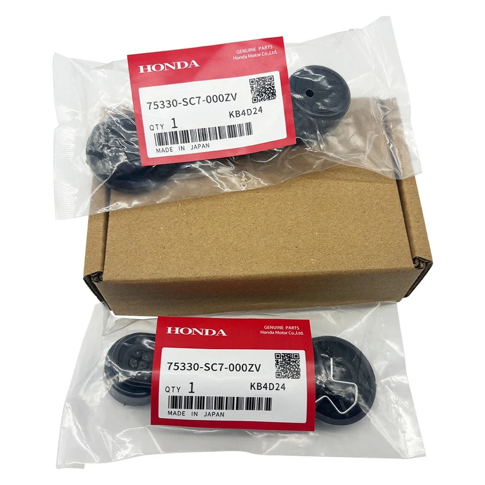 2PCS HONDA Genuine CIVIC EK 96-00 Window Regulator Crank Handle 75330-SC7-000ZV Foto 2 de 4