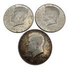 3 - 1965–1968 Kennedy Half Dollars 40% Silver – 3 Coin Lot