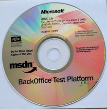 Vintage - Microsoft SQL Server 7.0 Service Pack 1 x86 