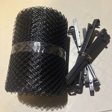 KAIISSA 15cm x 6m Gutter Mesh,brand New UV-resistant plastic (Polyethylene).