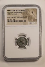 Arcadius AE3 (AD 383-408) - NGC Certified Coin - Roman Imperial Era