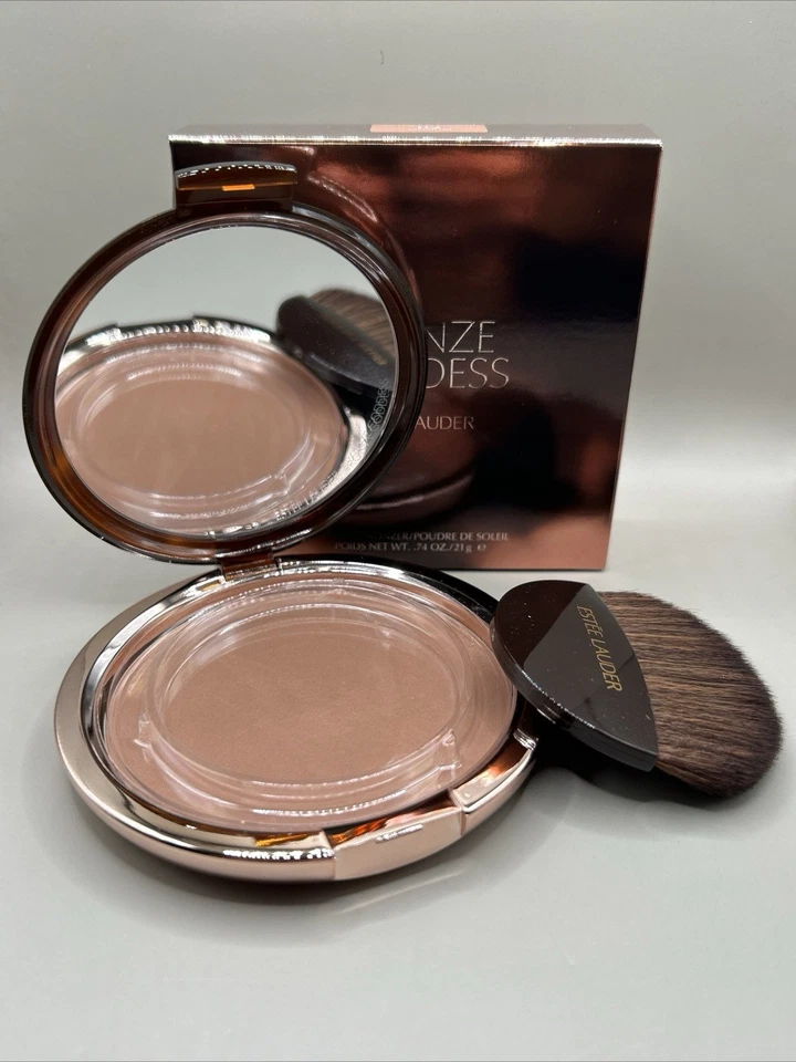 Estee Lauder Bronze Goddess 02 Medium Powder Bronzer .74oz All Skin Types NEW - Image 4 of 4