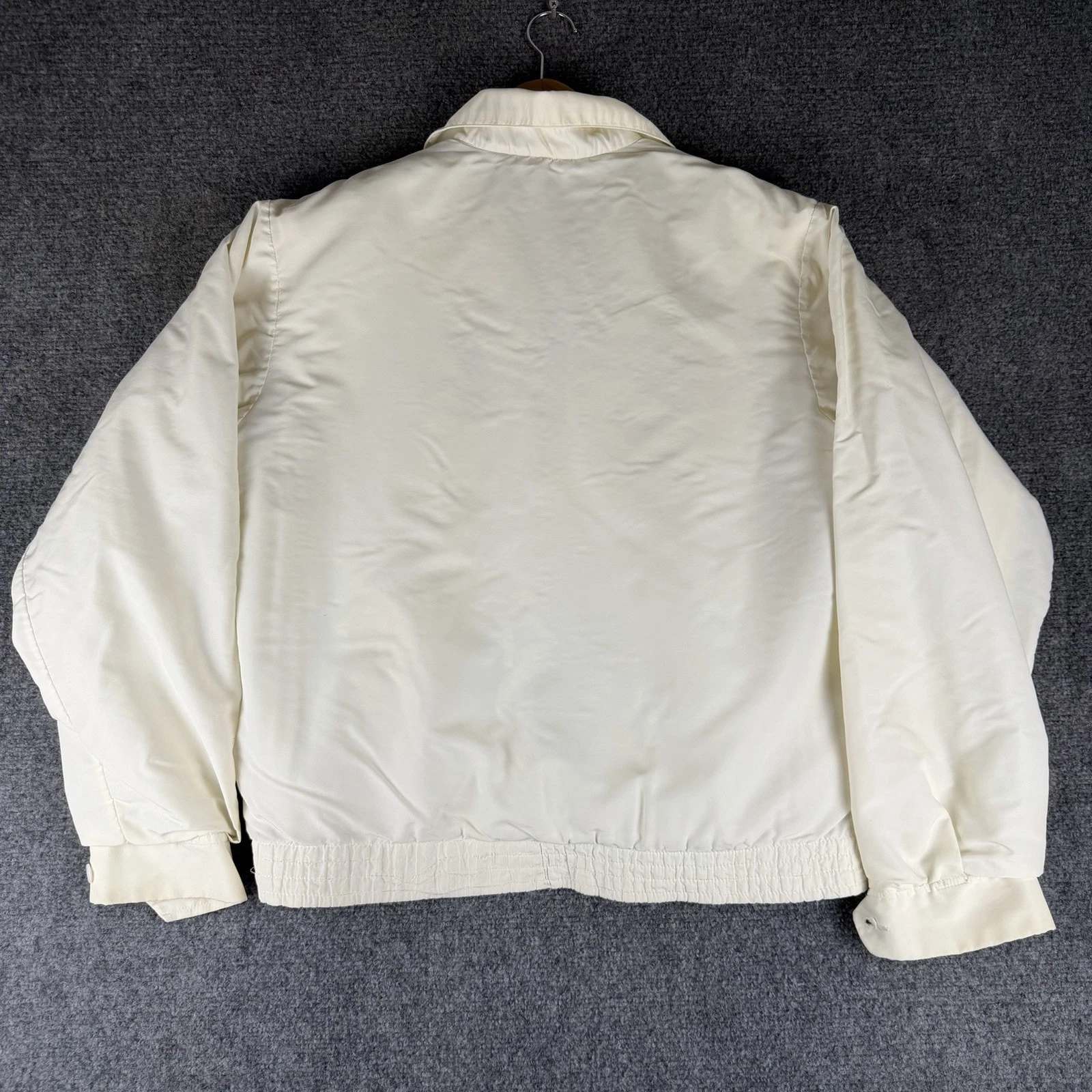 McGregor Anti Freeze Jacket Mens Large White True Vintage 60s Zip Up USA Classic image 3