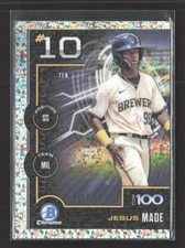 2025 Bowman Chrome Jesus Made Top 100 Mini Diamond /150 #BTP-10
